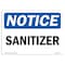 Signmission Safety Sign, OSHA Notice, 10" Height, Rigid Plastic, Sanitizer Sign, Landscape OS-NS-P-1014-L-18239 - alternate 1